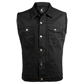 CAPRICORN ROCKWEAR black without frays Černá S