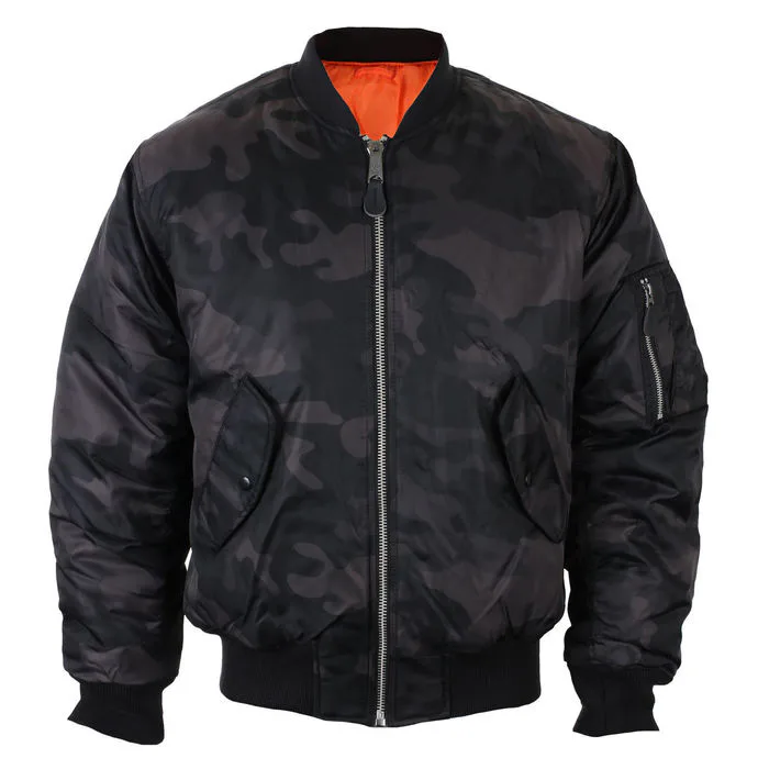 BRANDIT MA1 camo Černá 3XL