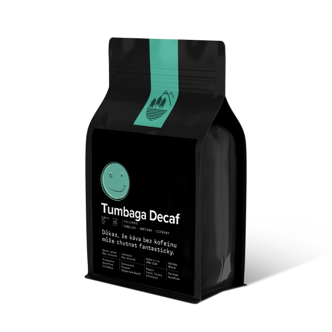Předplatné TUMBAGA DECAF 250g
